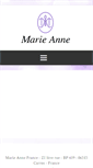 Mobile Screenshot of marie-anne-france.com